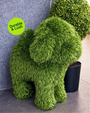 Artificial Grass Dog Decor – Indoor & Outdoor Turf Dog Sculpture