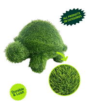Artificial Grass Tortoise Decor – Indoor & Outdoor Turf Sculpture