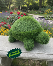 Artificial Grass Tortoise Decor – Indoor & Outdoor Turf Sculpture
