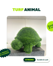 Artificial Grass Tortoise Decor – Indoor & Outdoor Turf Sculpture