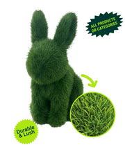 Artificial Grass Rabbit Decor – Indoor & Outdoor Turf Bunny Sculpture