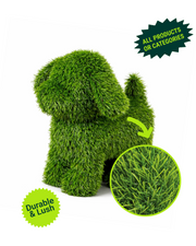 Artificial Grass Dog Decor – Indoor & Outdoor Turf Dog Sculpture