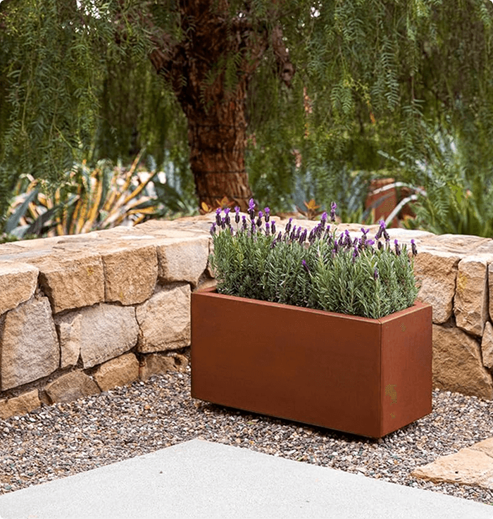 Weathering Steel Planter