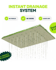 Dog Potty Artificial Grass Pad 20” × 25” – Reusable, Fast-Drain