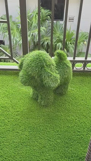 Artificial Grass Dog Decor – Indoor & Outdoor Turf Dog Sculpture